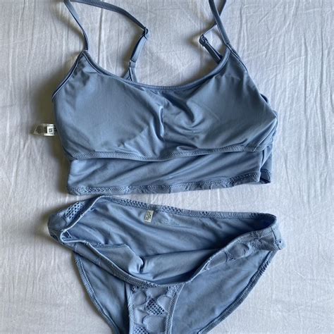 aerie blue bikini